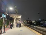 Redlands Downtown Metrolink Station before the Metrolink super express train comes in